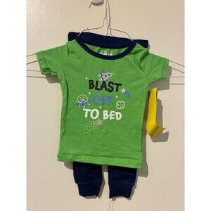 NWT Only Boys 2-Piece "Blast Off" Pajama Set - 12M